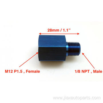 Fuel pressure gauges M12*1.5 female to 1/8NPT male